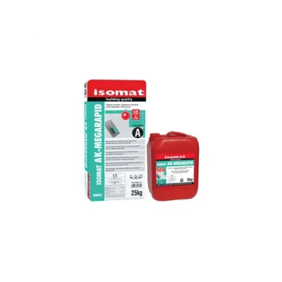 Adeziv AK-MEGARAPID pentru placare piscine, 33 kg (A+B) - Isomat
