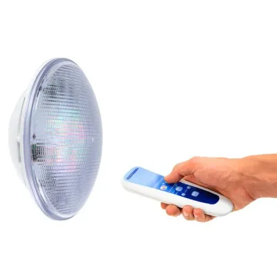 Bec cu LED RGB LumniPlus Wireless cu telecomanda, 27W, PAR56 - AstralPool 59126