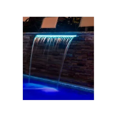 Cascada incastrabila pentru piscina plexi PB-1200-150, 1200 mm, 16w LED - Emaux 109207