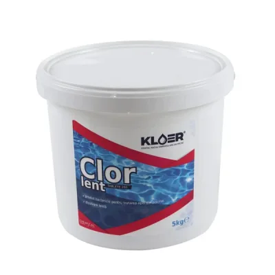 Clor lent tablete 200 Kloer, pentru apa piscina, 5 kg