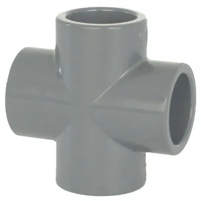 Cruce PVC-U 50 mm