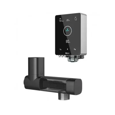 Electrolizor de sare pentru piscina, 130 mc, cu pompa pH, sonda ORP si Wi-Fi, Mr.Pure - Aquark MPS34