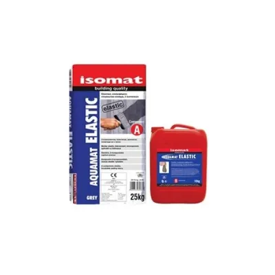 Hidroizolatie bicomponenta AQUAMAT-ELASTIC, 35 kg (A+B) - Isomat