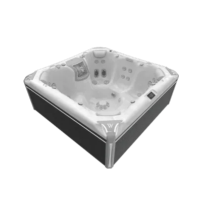 Jacuzzi exterior Elbrus PeakLife Deluxe pentru 7 persoane + capac termic - Wellis