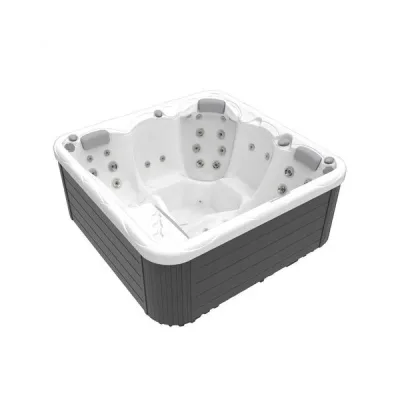 Jacuzzi exterior Pluto pentru 5 persoane + capac termic - Wellis