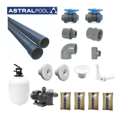 Kit echipamente piscina pentru volum 56-112 m3/h AstralPool KIT60MC