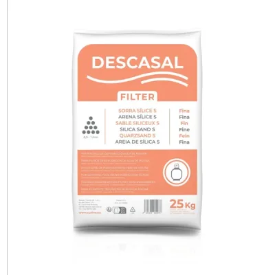 Nisip cuartos pentru filtrarea apei din piscina, granulatie 0.5 - 1.0 mm, sac 25 kg 3855