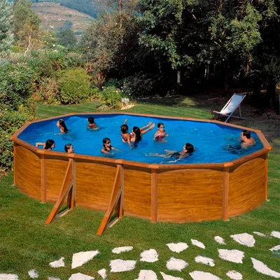 Piscina supraterana prefabricata GRE ovala 500 x 300cm Pacific