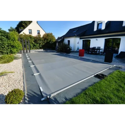 Prelata de Iarna cu bare pentru acoperire piscina 12x5m