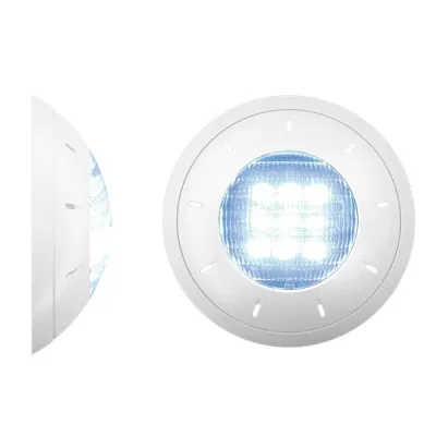 Proiector plat cu LED ALB Stella, 25W, cu suport de prindere pentru toate piscinele, CCEI France PF10R412
