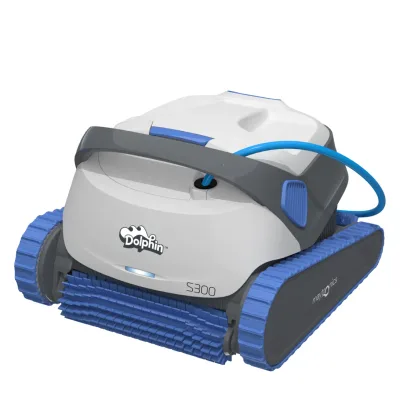 Robot automat curatare piscina, pentru podea, pereti si linia apei, 18 m cablu, lungime piscina max 12 m, S300 - Dolphin Maytronics S300