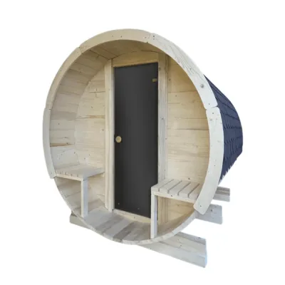 Sauna uscata exterioara din lemn de brad, diferite dimensiuni, Colectia Supreme