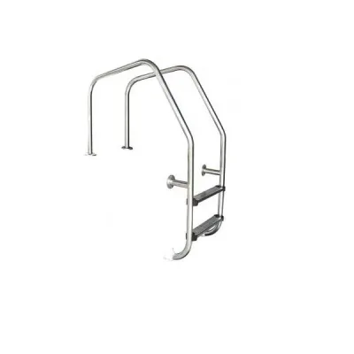 Scara piscina Overflow, 5 trepte, inox AISI 304  - Poolzone  08923-304