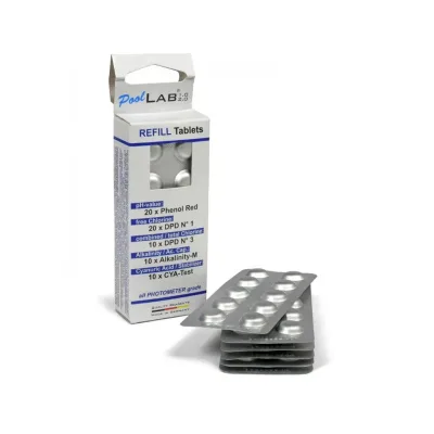 Set tablete reactivi pentru fotometru PoolLab, 70 bucati