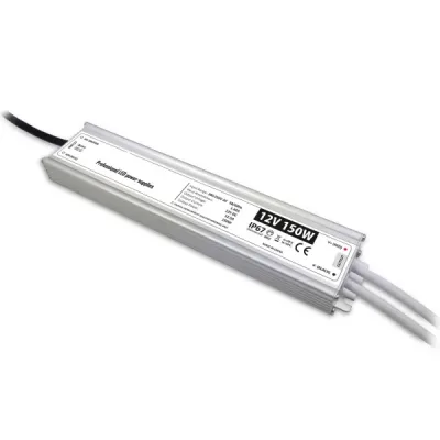 Transformator iluminat LED, 150W, 12v - DC, IP67