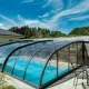 Acoperire piscina din policarbonat Albixon - Dallas pe Perete (On the wall) 3