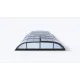Acoperire piscina din policarbonat Dallas A antracit 6 x 3 m 2