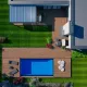 Acoperire piscina tip terasa mobila - Bergen 6 x 3m 2