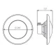 Bec cu LED ALB cu rama ABS, 14.5W, PAR56 - AstralPool 70528 4