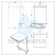 Cascada pentru piscina Inox AISI316, 500 mm AstralPool 57096 2