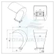 Cascada pentru piscina model clasic, Inox AISI316, 500 mm - AstralPool 57095 2