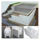 Cofraj de polistiren constructie piscina 100x25x25 2