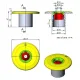 Duza de refulare perete prin lipire D63 pentru piscine din beton AstralPool 00298 2