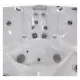 Jacuzzi exterior Atlas Palermo Deluxe pentru 5 persoane + capac termic - Wellis 2