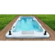 Jacuzzi pentru 6 persoane + minipiscina pentru inot Rio Grande + capac termic - Wellis 2