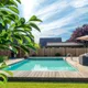 Liner PVC neted pentru placare piscina, 1.5 mm, Verde Caraibe, SopremaPool TW1450 3