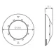 Proiector plat cu LED ALB, 11.5W, cu suport de prindere pentru beton - AstralPool 74941 5