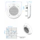 Proiector plat cu LED ALB LumiPlus S-lim, 16W, cu suport prindere pentru liner - AstralPool 56032 2