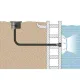 Proiector plat cu LED Gaia ALB, 40 W, filet 11/2", GAM40 - CCEI France PK10R101 2