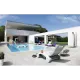 Sezlong pentru piscina alb Serendipity Arkema S010-9003 3