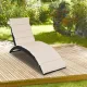 Sezlong pliabil cu saltea pentru piscina sau gradina din poliuretan TW008 5