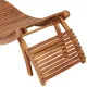 Sezlong pliabil ergonomic din lemn de cedru rosu pentru piscina TW009 3