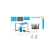 Sistem de dozare si control Clor / pH / Algicid / Floculant, digital, Wi-Fi, pentru piscine pana in 250 m3 - Asin Aqua Home 2