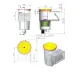 Skimmer cu gura mica pentru piscine pe liner AstralPool 01462 2